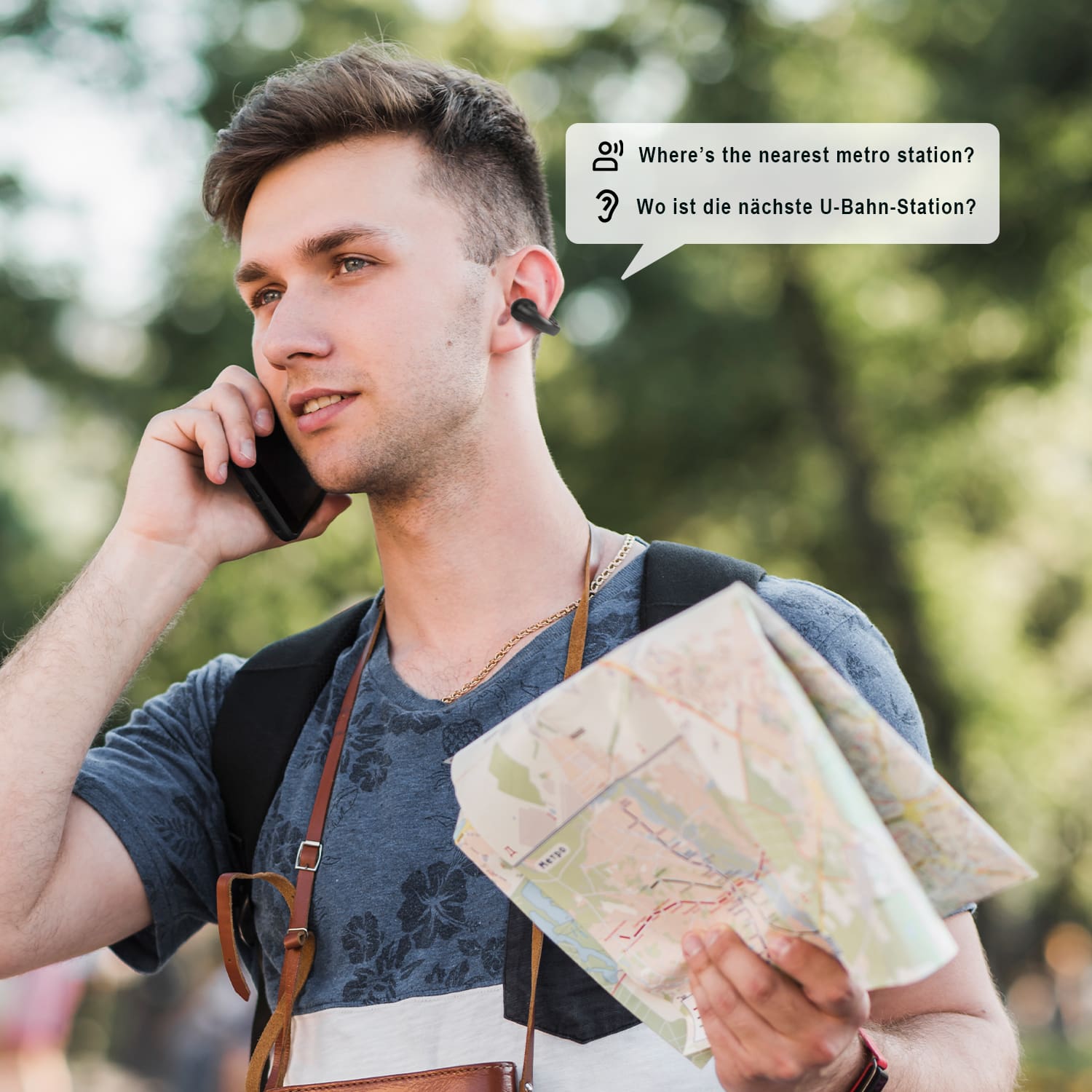 iTour Z50S Real-Time Language Translation Earbuds