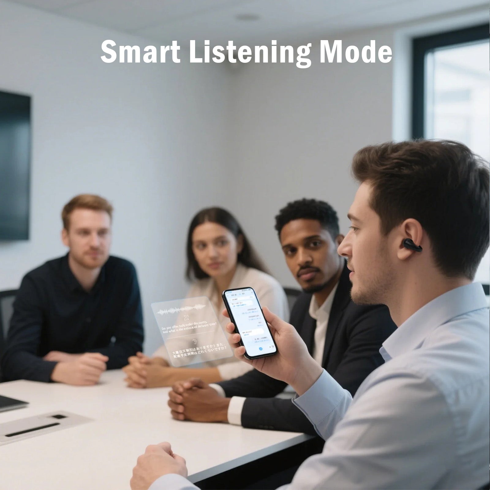 iTour Z50S Real-Time Language Translation Earbuds