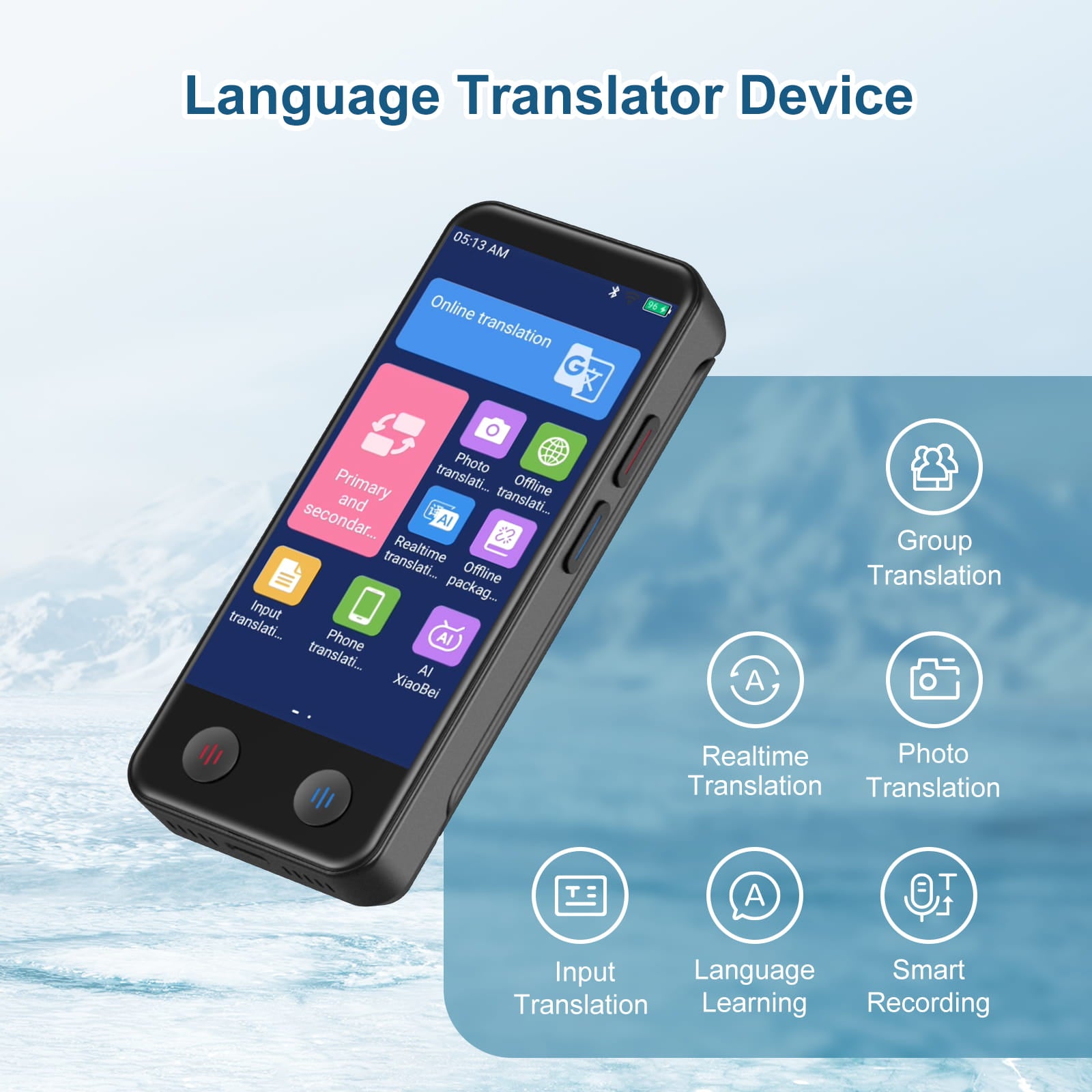 iTour A100M D-Lite Dual-screen Translator