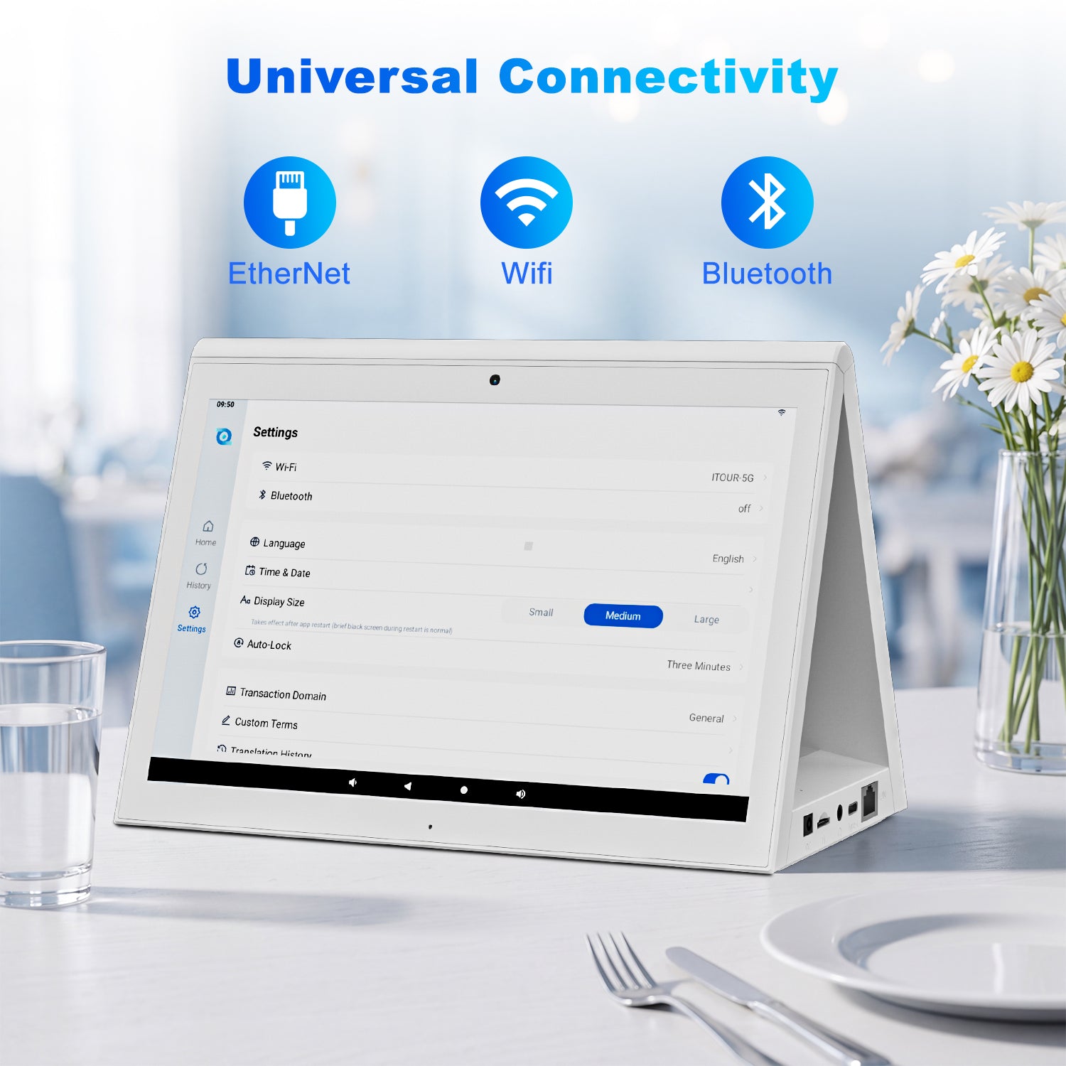 10-Inch Dual-Screen Translation Device for Business & Service Industries