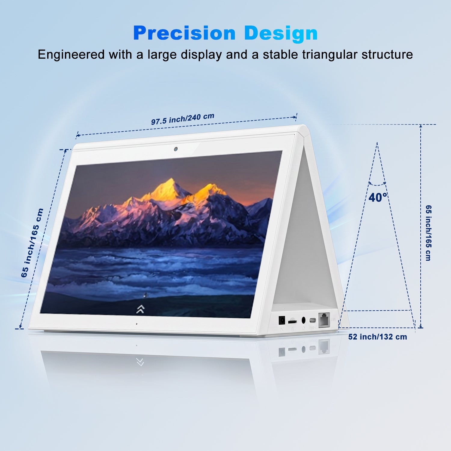 10-Inch Dual-Screen Translation Device for Business & Service Industries