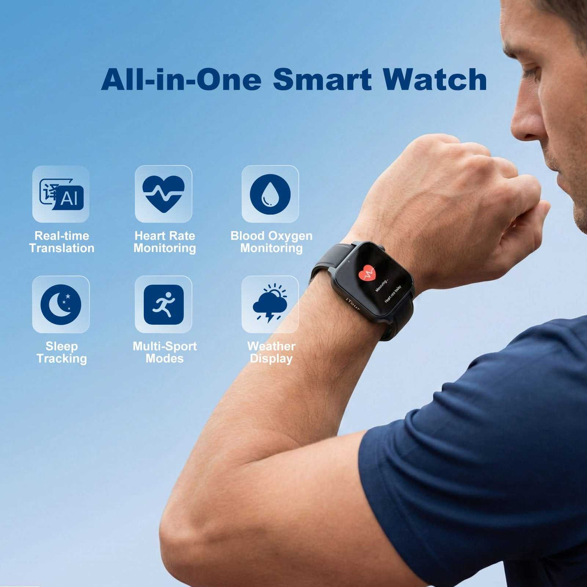 iTour Smart Translator Watch - Accurate Real-Time Language & Health ...