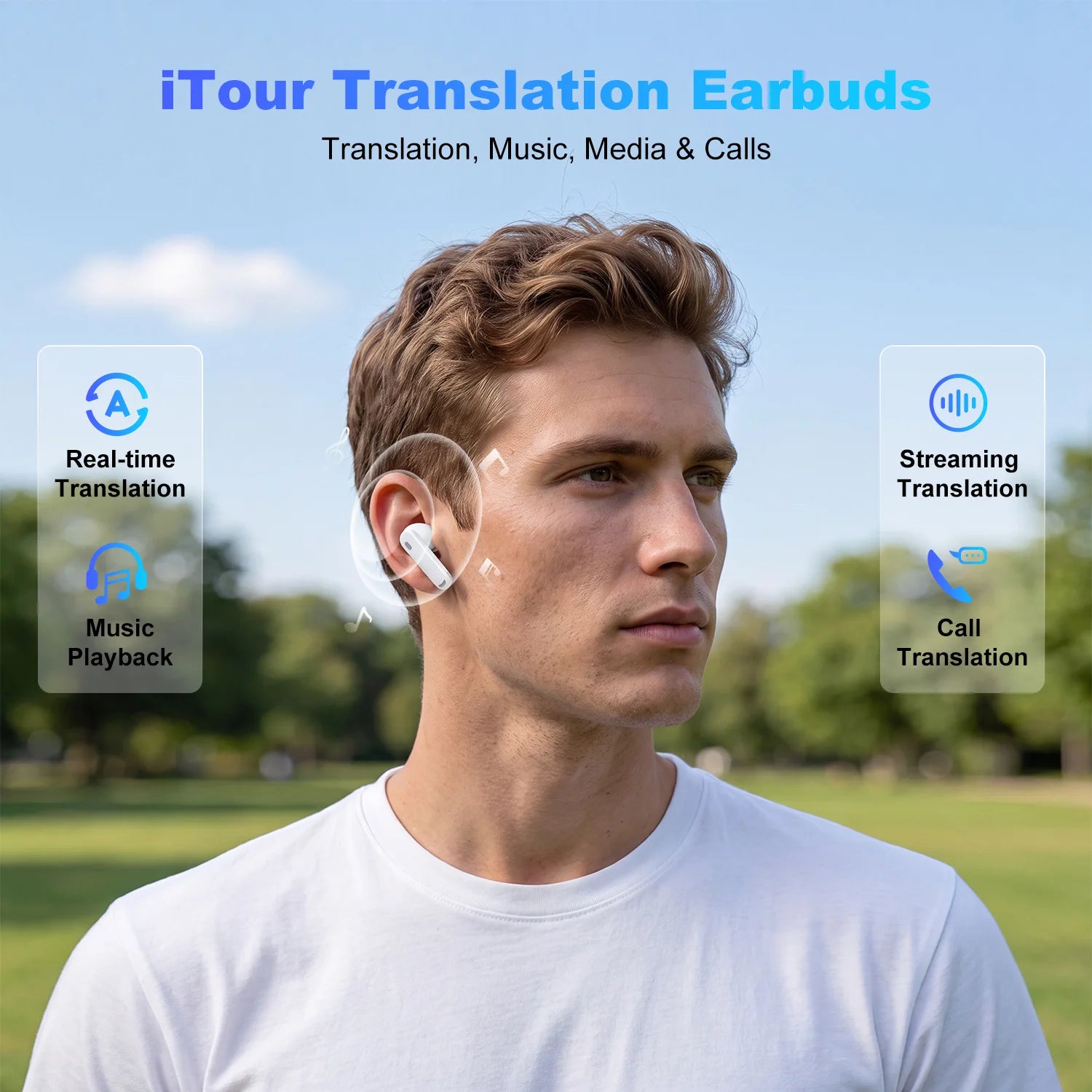 iTour T8 Translator Earbuds