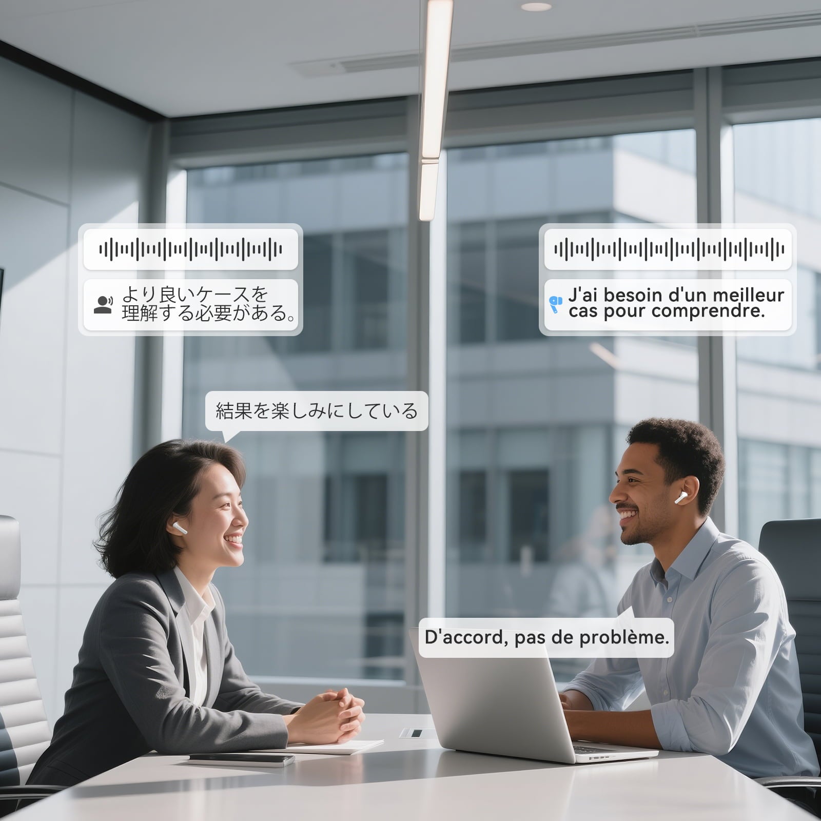 iTour 22Pro AI Language Translation Earbuds
