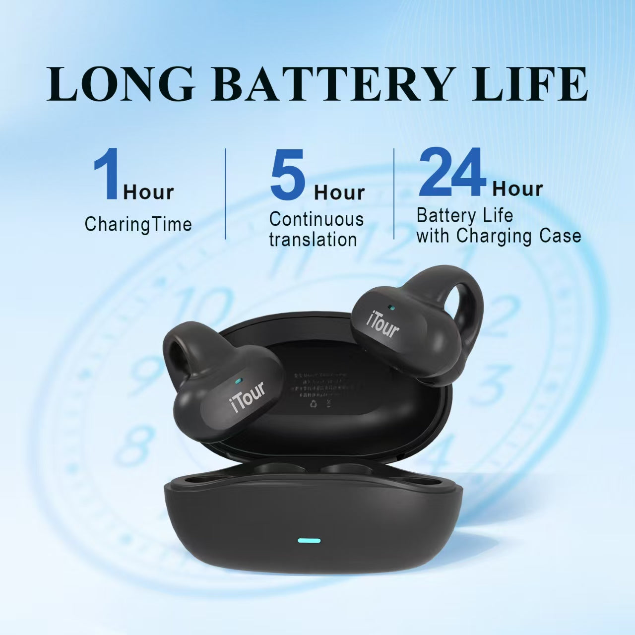 iTour Z50S Real-Time Language Translation Earbuds